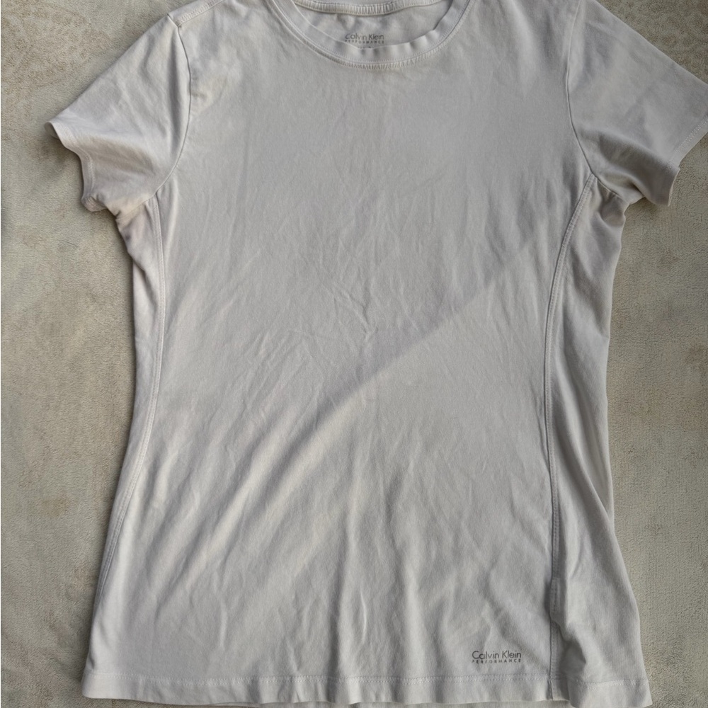 Calvin Klein Soft White Short Sleeve Tee